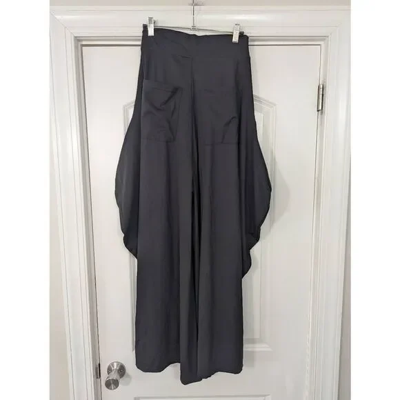 HALARA Black Wide Leg Pants - Picture 8 of 10